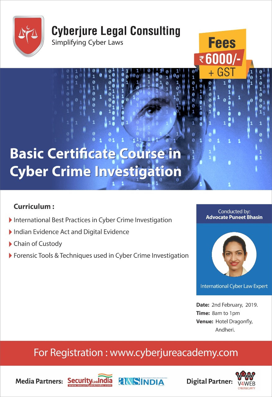 Basic certificate course in cyber crime investigation