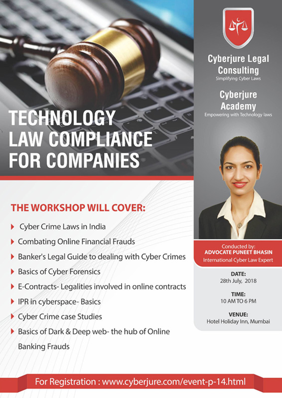 CYBER/TECHNOLOGY LAW COMPLIANCE FOR COMPANIES WORKSHOP